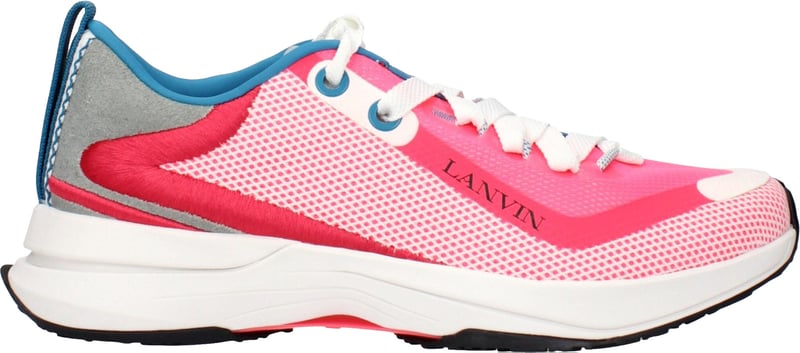Lanvin Pink Fabric Athletic Sneakers