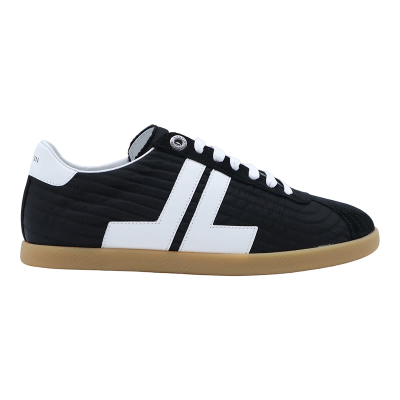 Quilted Black Sneakers With Distinctive 'Jl' Design