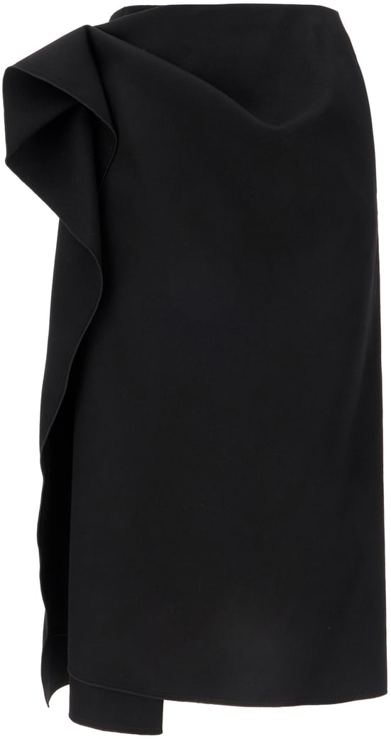 Lanvin Black wool skirt