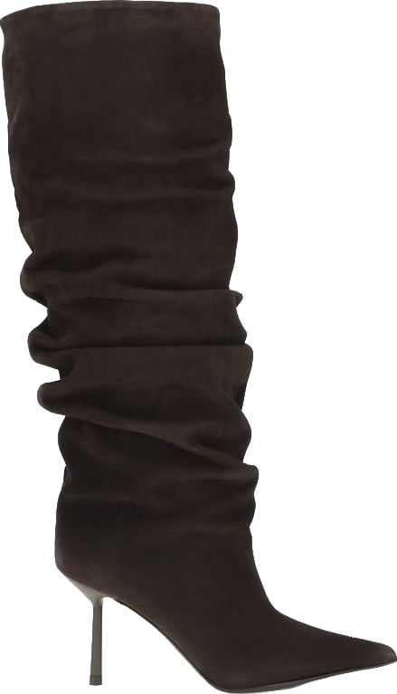 LE SILLA Brown Calf Leather Bos Taurus Boots