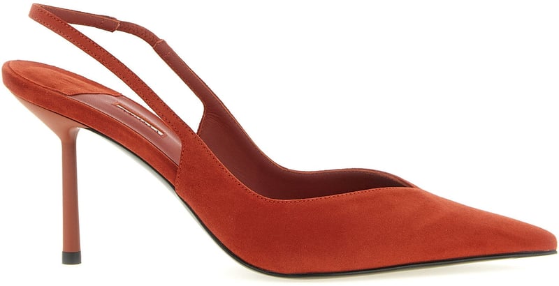 LE SILLA Blue Lambskin High Heel Pumps