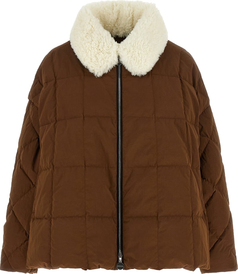 IENKI IENKI Brown Polyester Full-Length Jacket