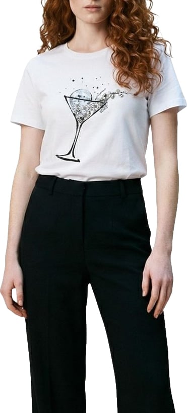 Liu Jo White Cotton T-Shirt