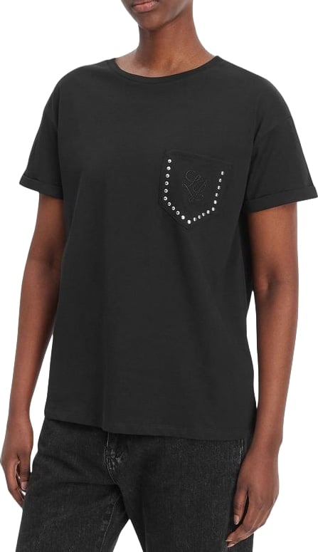 Liu Jo Bicolor Cotton T-Shirt