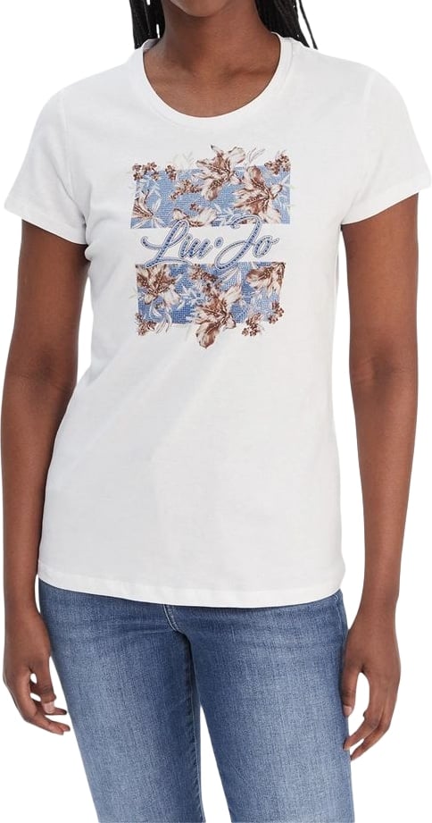 Liu Jo White Cotton T-Shirt