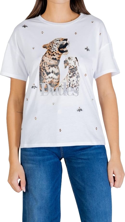 Liu Jo White Cotton T-Shirt