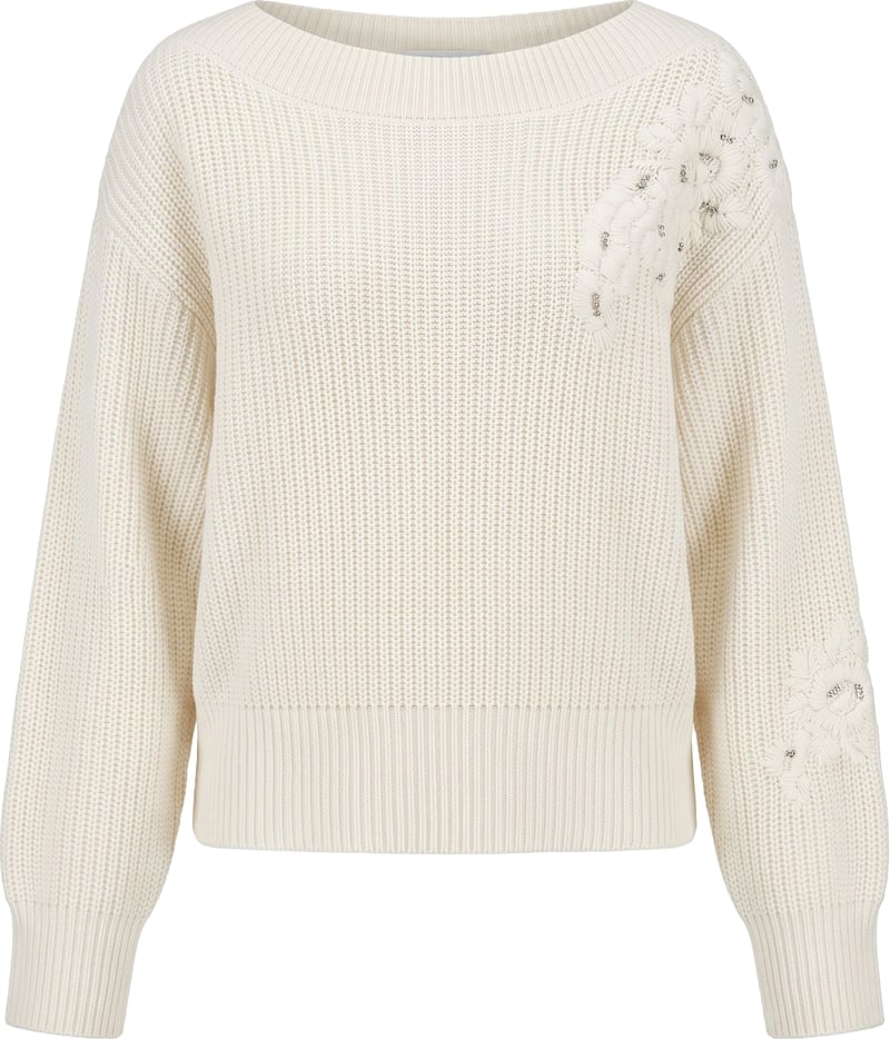 Sweater with embroidery