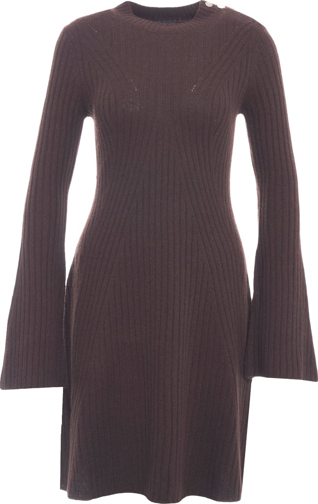 Mini dress with bell sleeves
