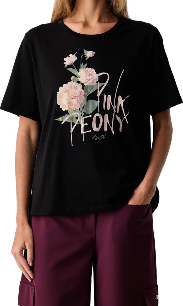 T-Shirts And Polos Nero/Pink