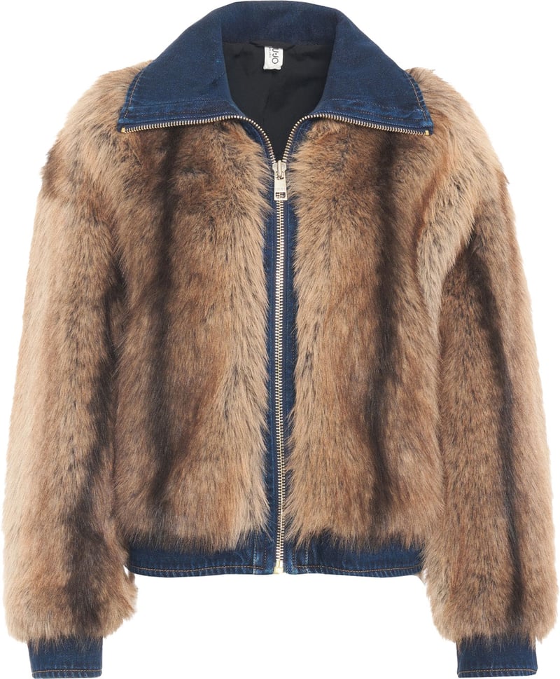 Faux fur casual jacket