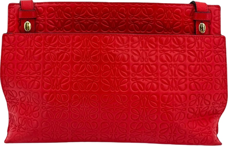Loewe T Messenger Anagram Embossed Leather Medium