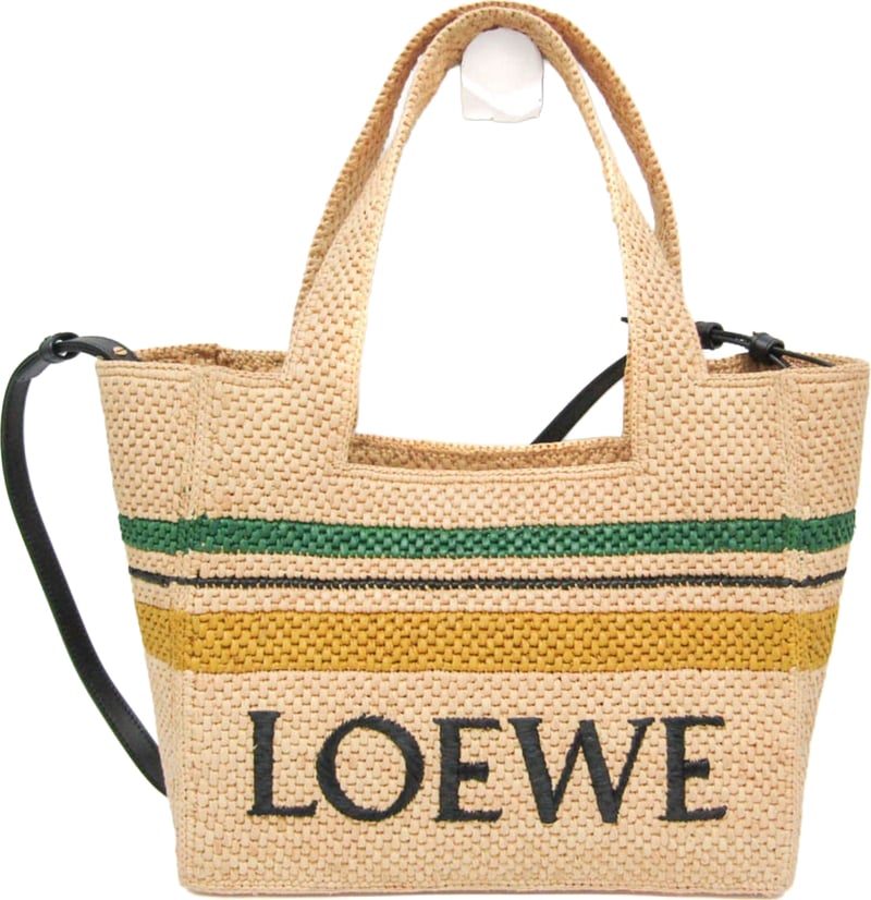Loewe Paula's Ibiza Logo Raffia Large