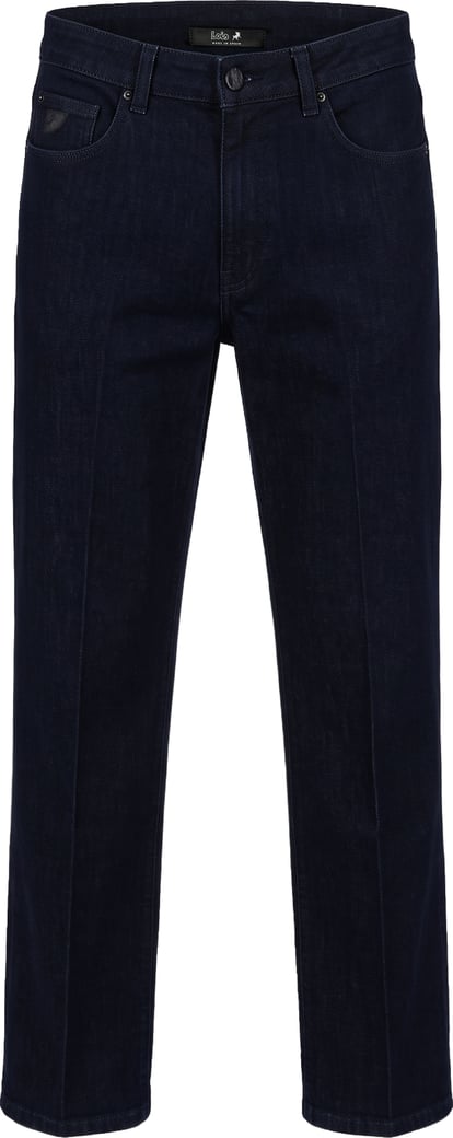 Straight leg denim pants