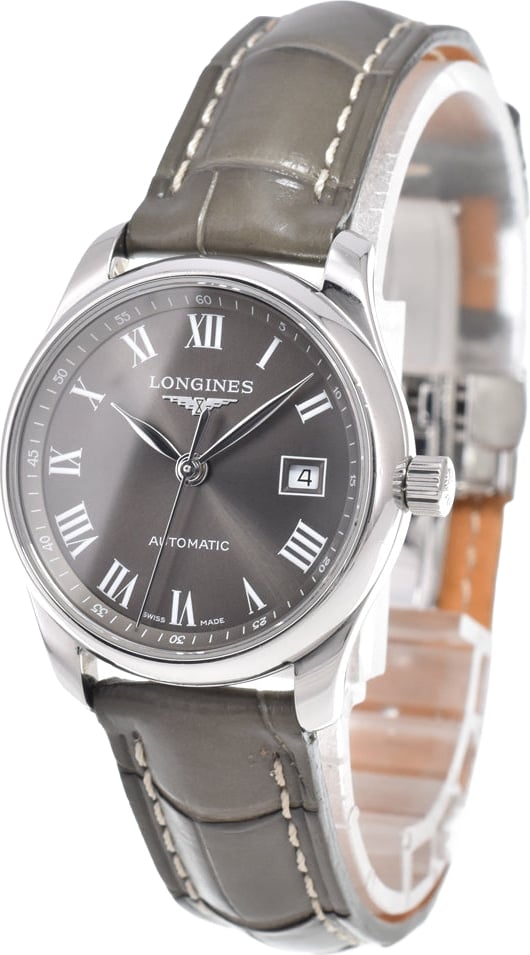 Longines Elegant Collection Automatic Stainless Steel and Alligator 29