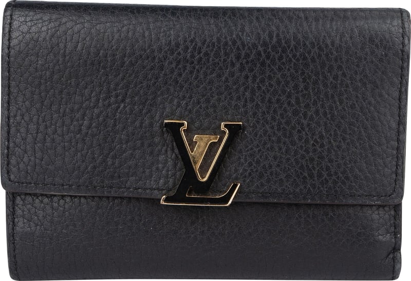 Louis Vuitton Taurillon Leather Capucines Compact Wallet