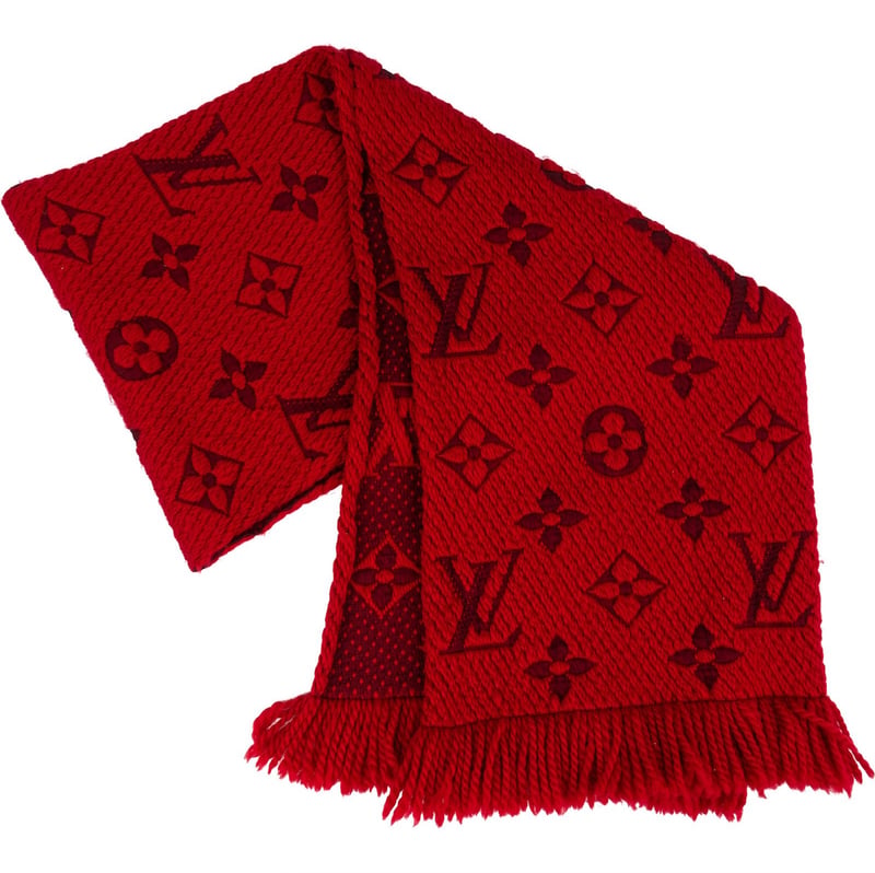 Louis Vuitton Wool Monogram Logomania Schal Scarf