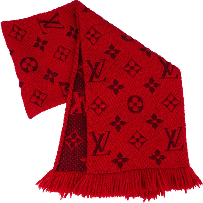 Louis Vuitton Wool Monogram Logomania Schal Scarf