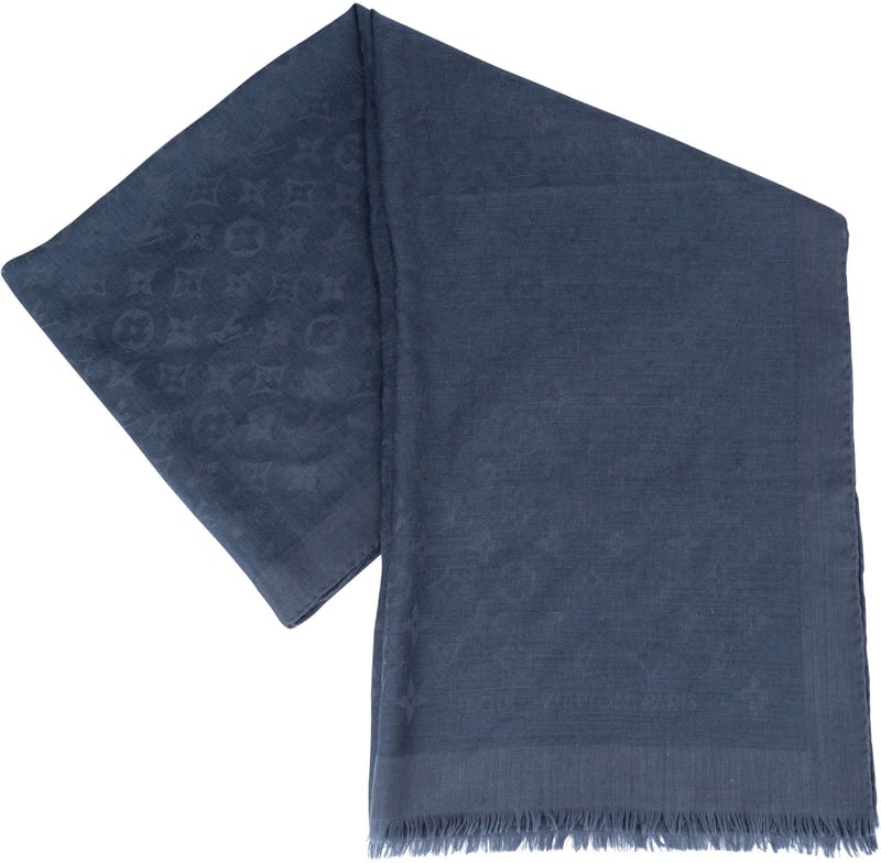 Louis Vuitton Silk Monogram Schal Scarf