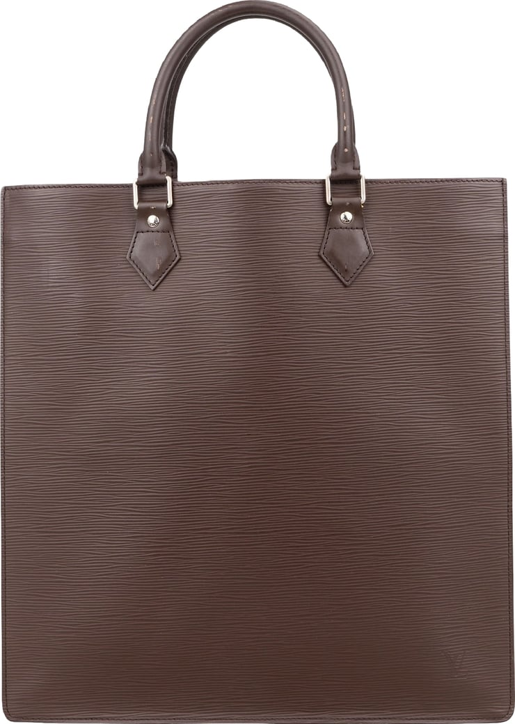Louis Vuitton Brown Epi Leather Sac Plat Handbag