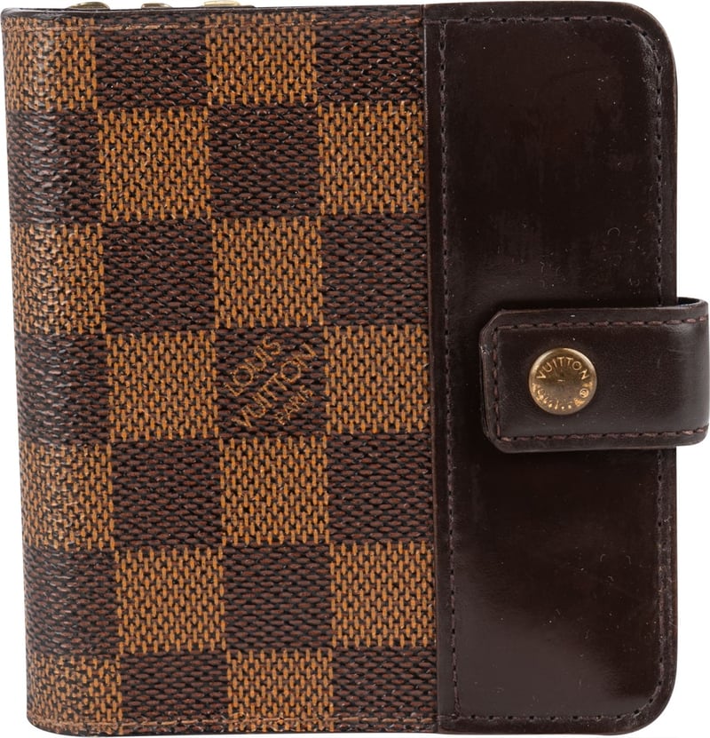 Louis Vuitton Monogram Damier Ebene Clip Wallet