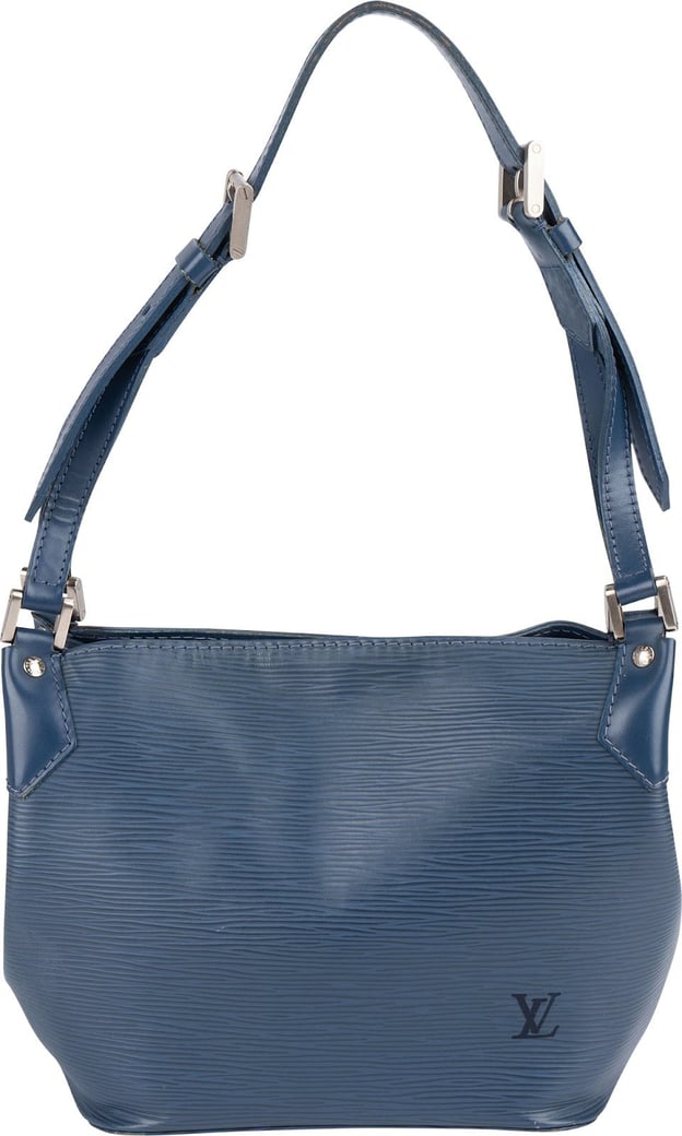 Louis Vuitton Blue Epi Leather Mandara PM Shoulder Bag