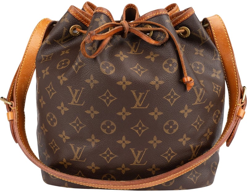 Louis Vuitton Monogram Canvas Sac Noé Petit Shoulder Bag