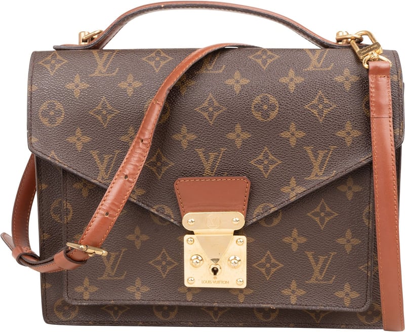 Louis Vuitton Monogram Canvas Monceau Handbag