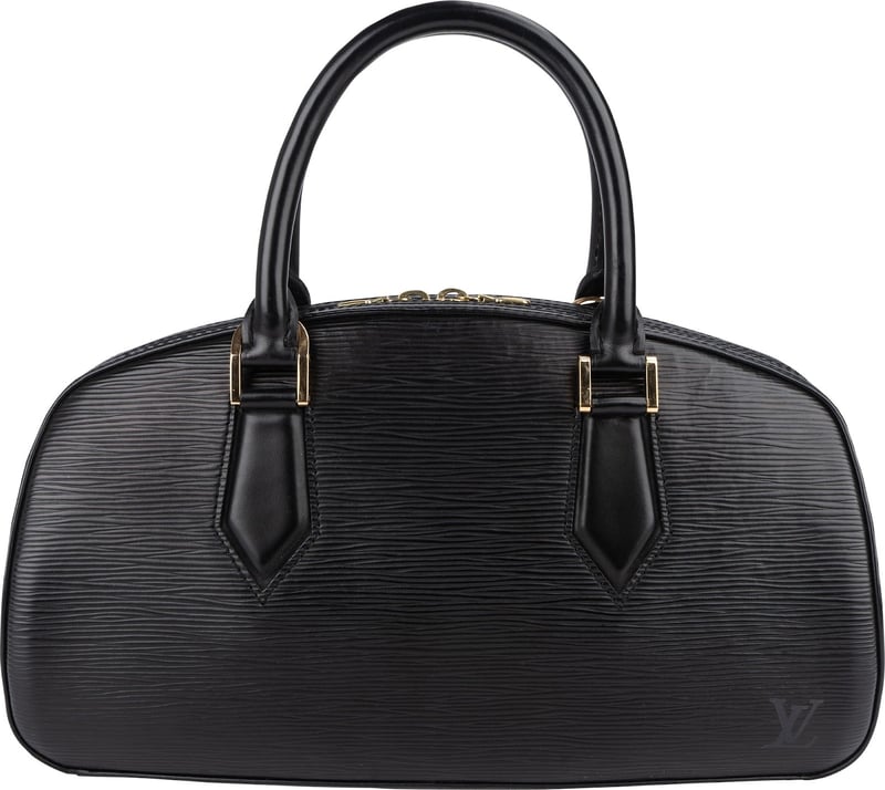 Louis Vuitton Noir Epi Leather Jasmin Handbag