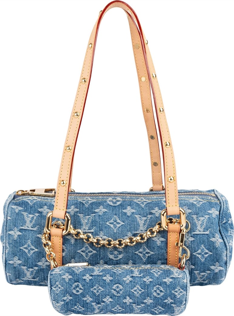 Louis Vuitton Monogram Denim Papillon Set Handbag