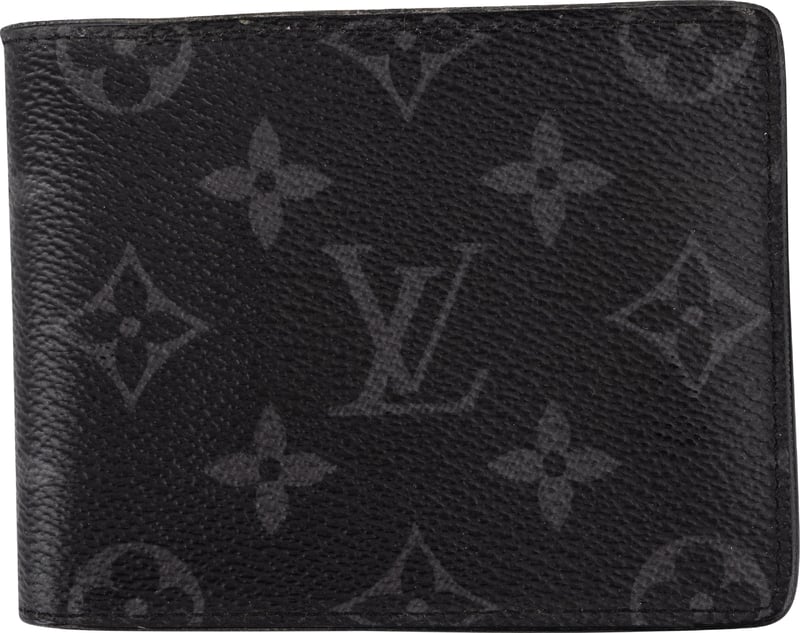 Louis Vuitton Canvas Monogram Eclipse Slender Wallet