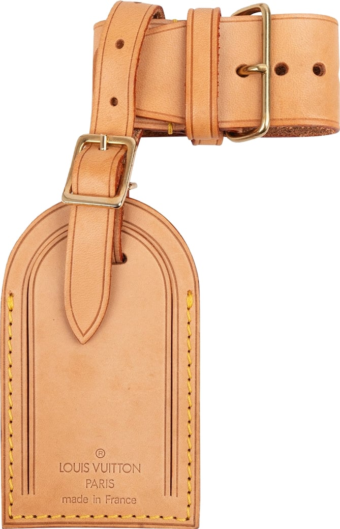 Louis Vuitton Vachetta Leather Luggage Tag Set