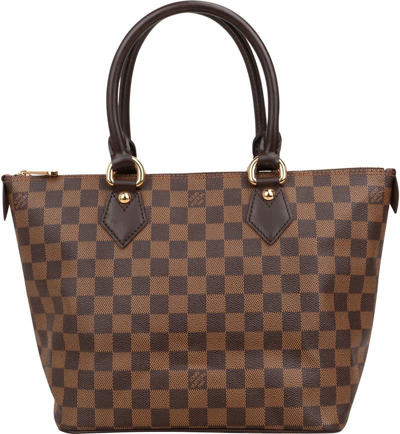 Louis Vuitton Monogram Damier Ebene Canvas Saleya PM Handbag