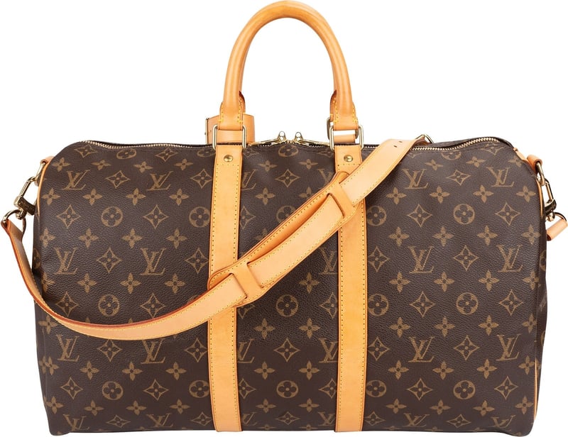 Louis Vuitton Monogram Canvas Keepall 45 Bandoulière Travel Bag
