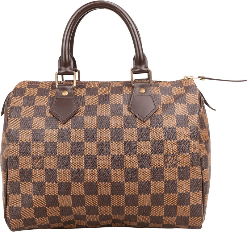 Louis Vuitton Monogram Damier Ebene Speedy 25 Handbag