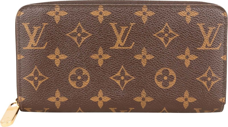 Louis Vuitton Monogram Canvas Zippy Wallet