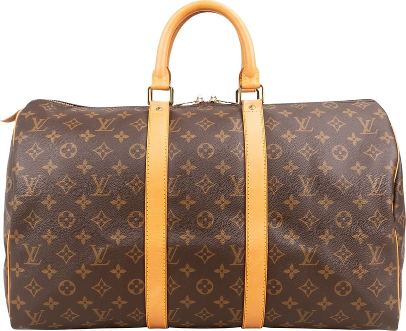 Louis Vuitton Monogram Canvas Keepall 45 Travel Bag