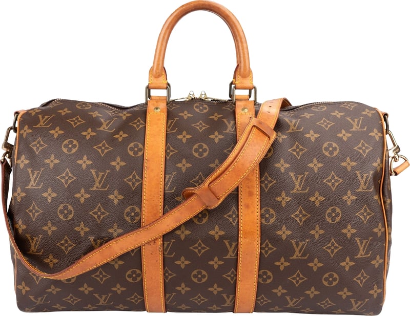 Louis Vuitton Monogram Canvas Keepall 45 Bandoulière Travel Bag