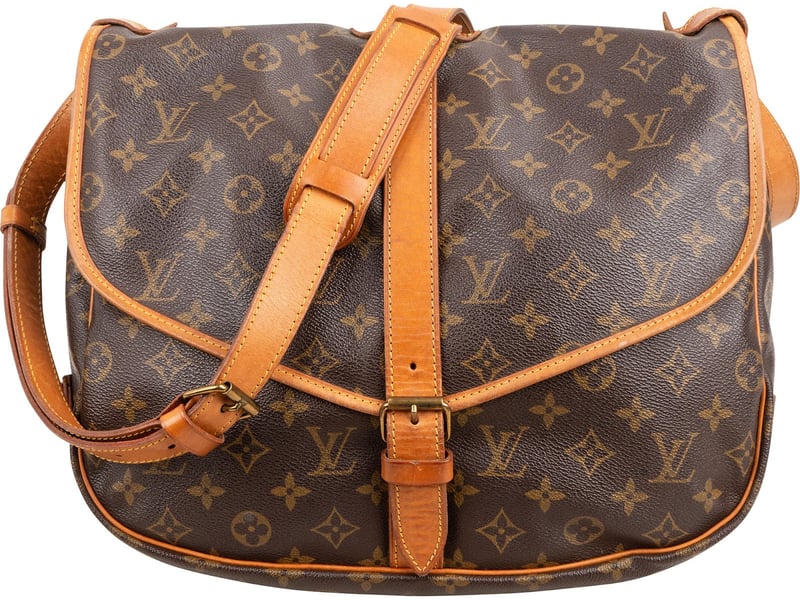 Louis Vuitton Monogram Canvas Saumur 35 Crossbody Bag