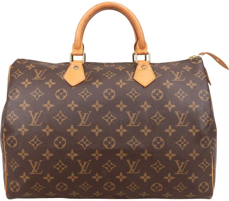 Louis Vuitton Monogram Canvas Speedy 35 Handbag