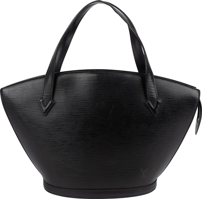Louis Vuitton Noir Epi Leather Sac St. Jacques PM Shoulder Bag