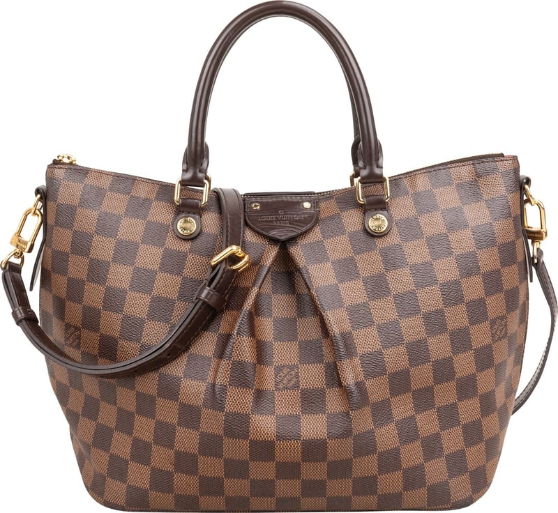 Louis Vuitton Monogram Damier Ebene Siena MM Handbag