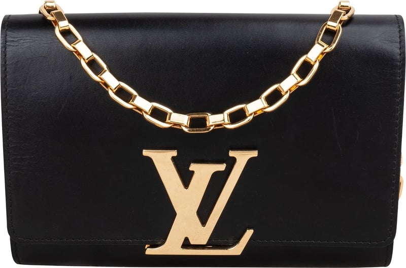 Louis Vuitton Boxcalf Twist Pochette Louise Crossbody Bag