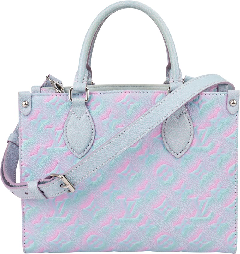 Louis Vuitton Leather Monogram Empreinte OnTheGo PM Handbag