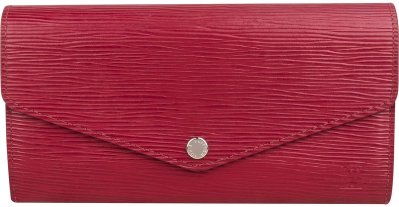 Louis Vuitton Fuchsia Epi Leather Sarah Wallet