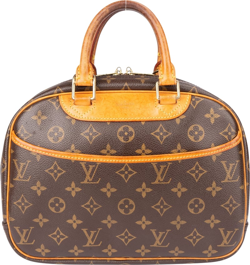 Louis Vuitton Canvas Monogram Trouville Handbag
