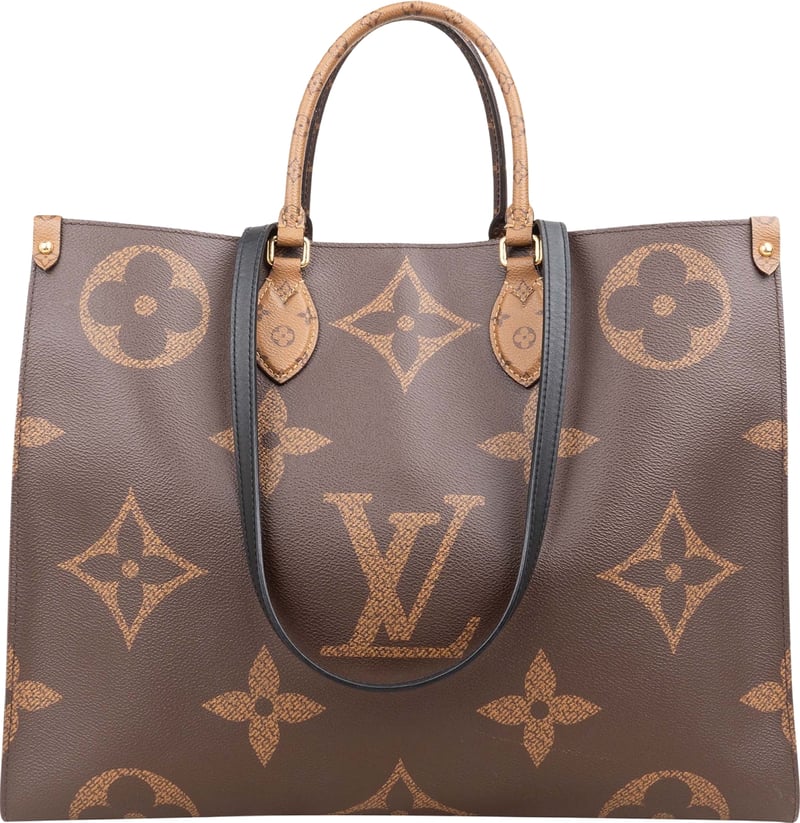 Louis Vuitton Monogram Giant Reverse OnTheGo GM Handbag