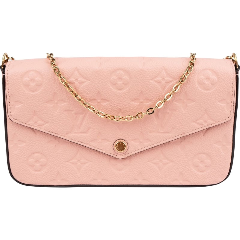 Louis Vuitton Leather Monogram Empreinte Félicie Pochette Crossbody Bag