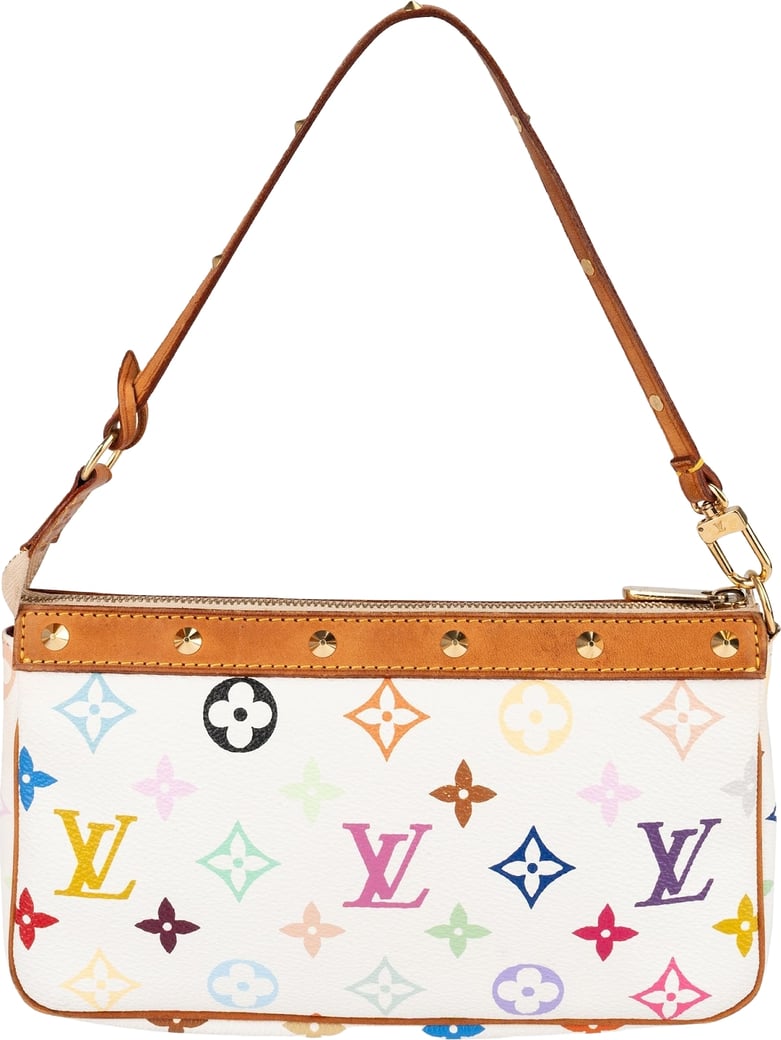 Louis Vuitton Monogram Murakami Multicolor Canvas Pochette Accessoires Handbag