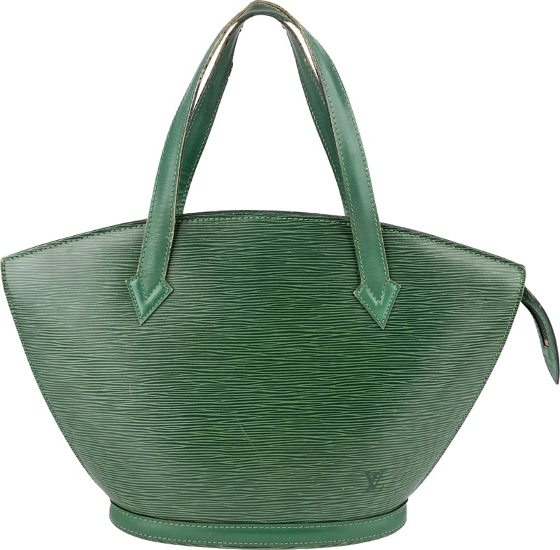 Louis Vuitton Green Epi Leather Sac St. Jacques PM Handbag