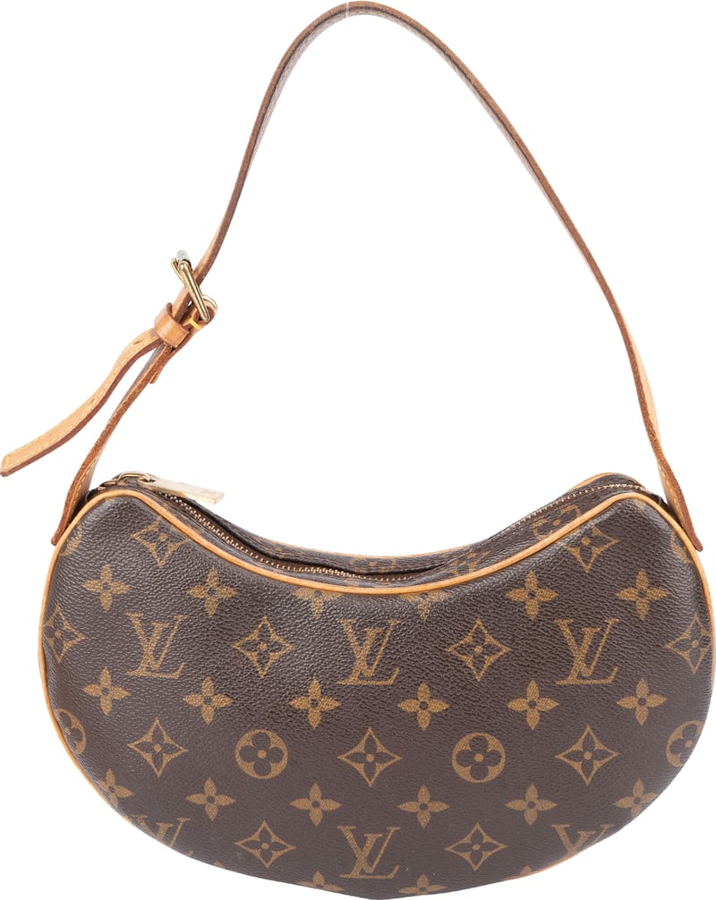 Louis Vuitton Canvas Monogram Croissant PM Handbag